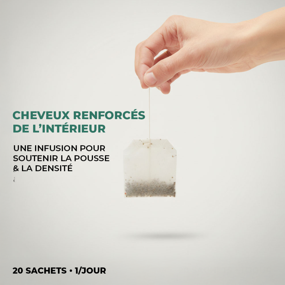 Infusion pour stimuler la pousse des cheveux