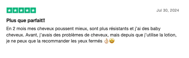 Avis d'un de nos clients satisfaits de notre marque Superlooong